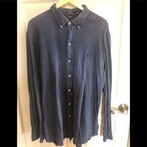 Weathered, jersey dress shirt